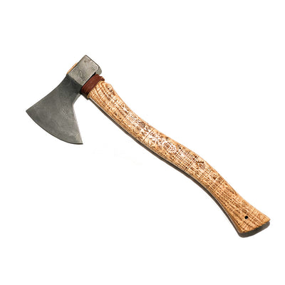 high rock made damascus hatchet axe